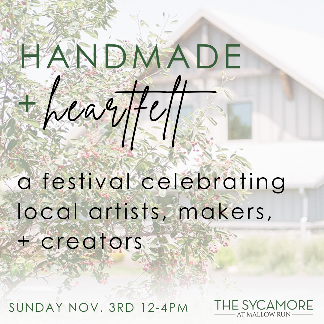 HANDMADE + HEARTFELT promo image 2024 (Instagram Post)