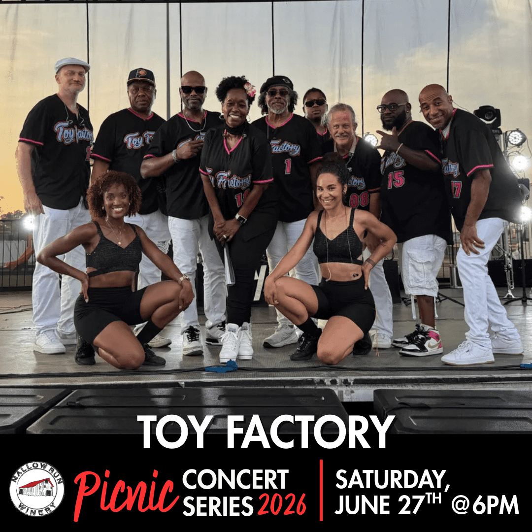 2026 Picnic Concert Series: Toy Factory – Mallow Run Winery